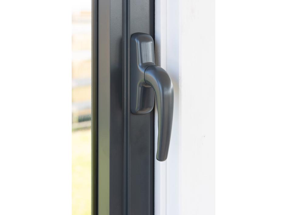 Aluminium window handle